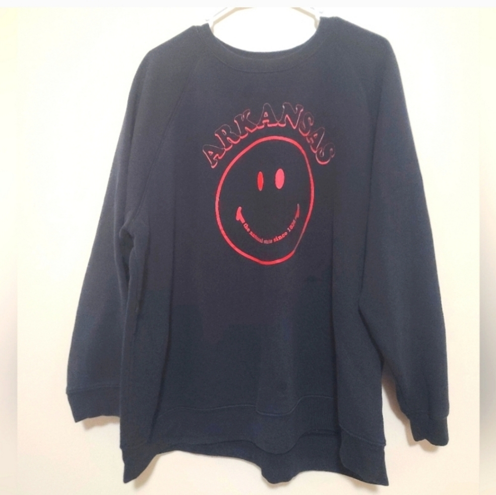 Arkansas Smiley Face Sweatshirt